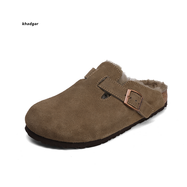 Khadgar Cork Slippers Wool Casual Shoes