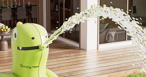 مسبح Dinosaur قابل للنفخ مع Sunshade و Inflatable Slide.