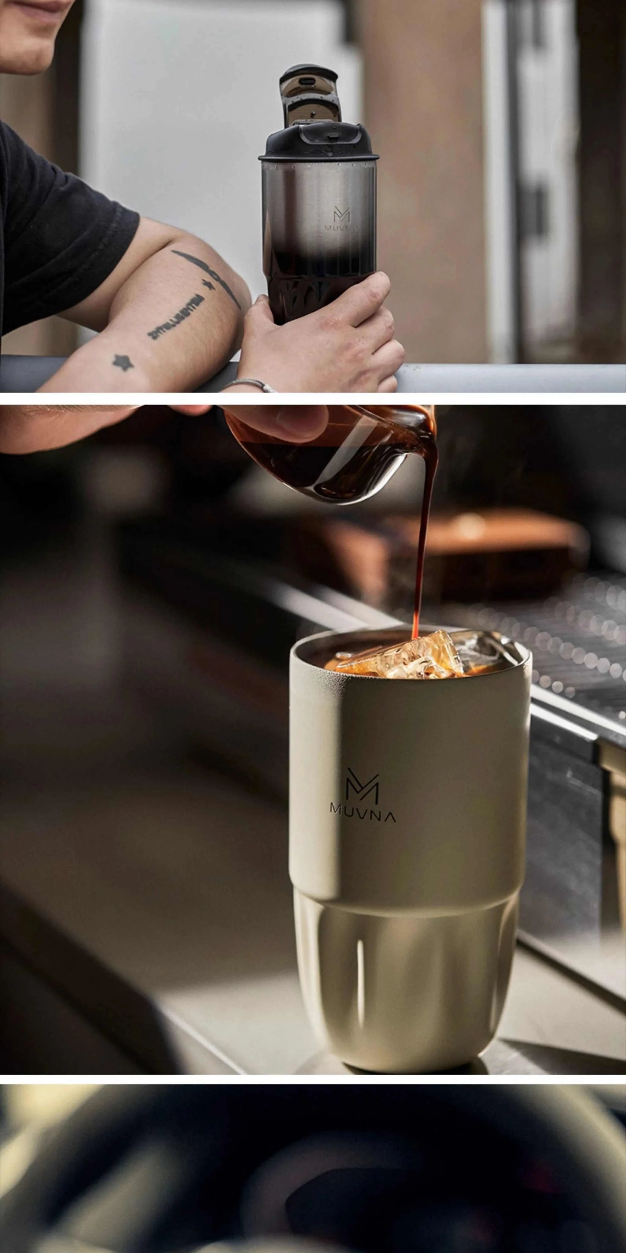 MUVNA Stainless Steel Coffee Mug.