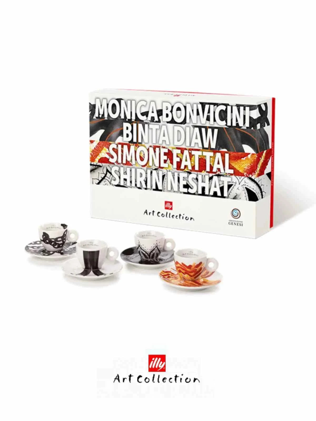 كوب illy Limited edition 2024| طقم فناجين إسبريسو فني من 4 مصممين.