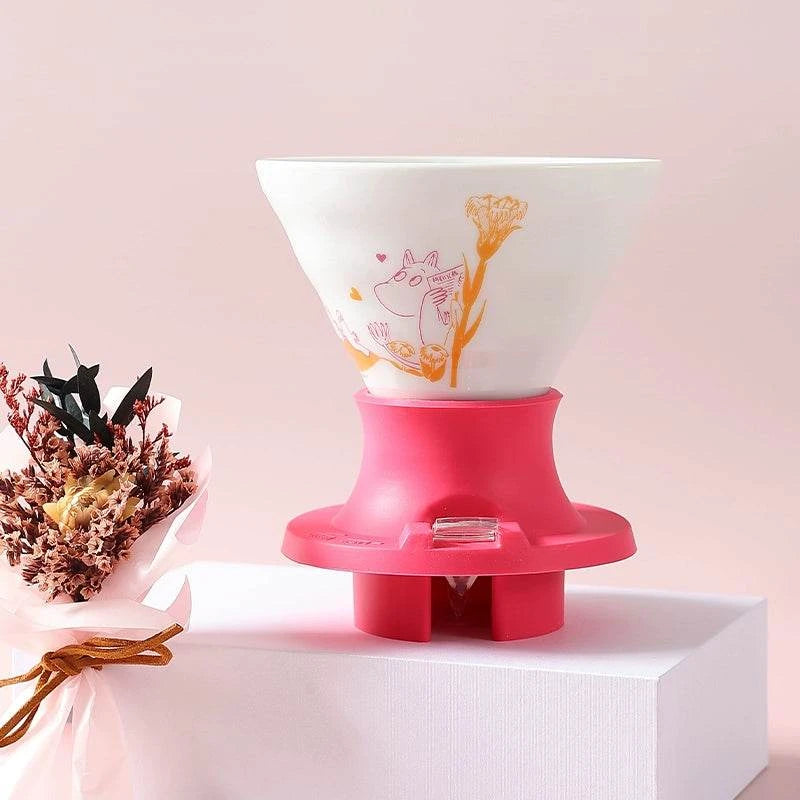 HARIO Moomin Co-branded Hand Crank Grinder Gift Box V60 Filter Cup.
