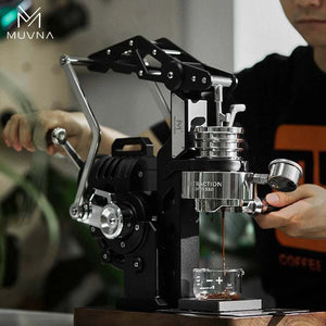 Fully Mechanical MUVNA Hand Crank Coffee Machine.