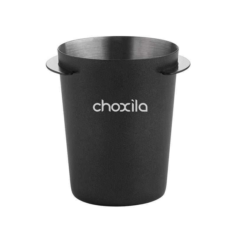 كوب استقبال القهوة Choxila من الفولاذ المقاوم للصدأ - لون أسود.