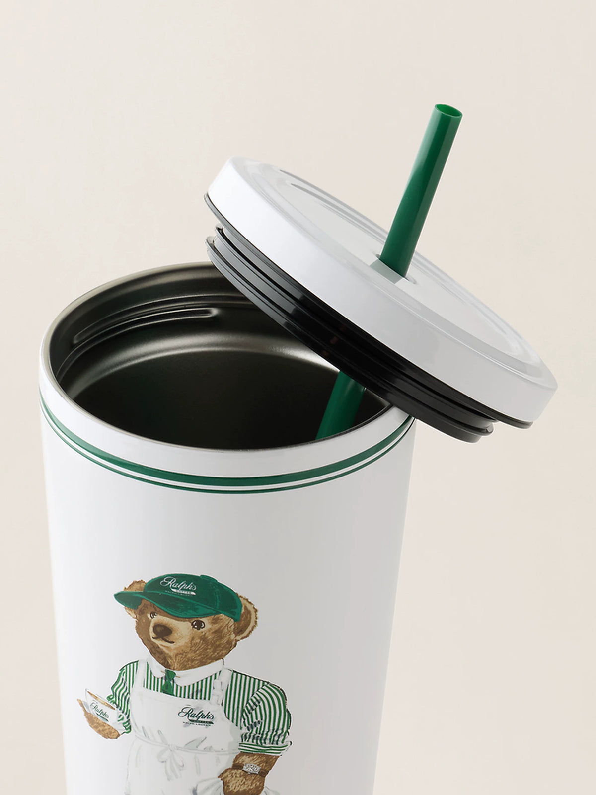 Ralph Lauren Ralph's Coffee Polo Bear Iced Drink Cup (1 pack)