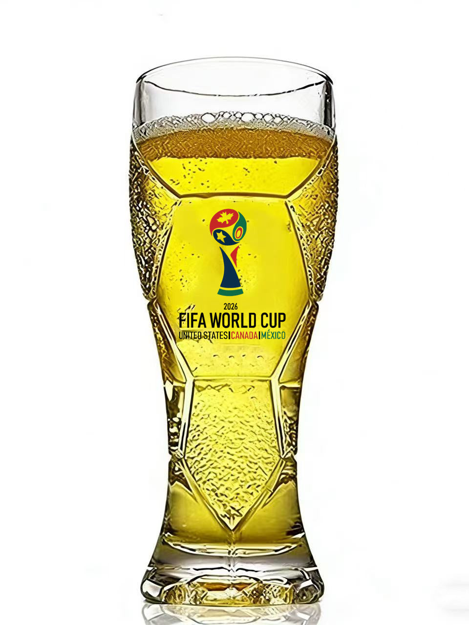 كوب زجاجي بتصميم FIFA World Cup 2026 المميز 500ml