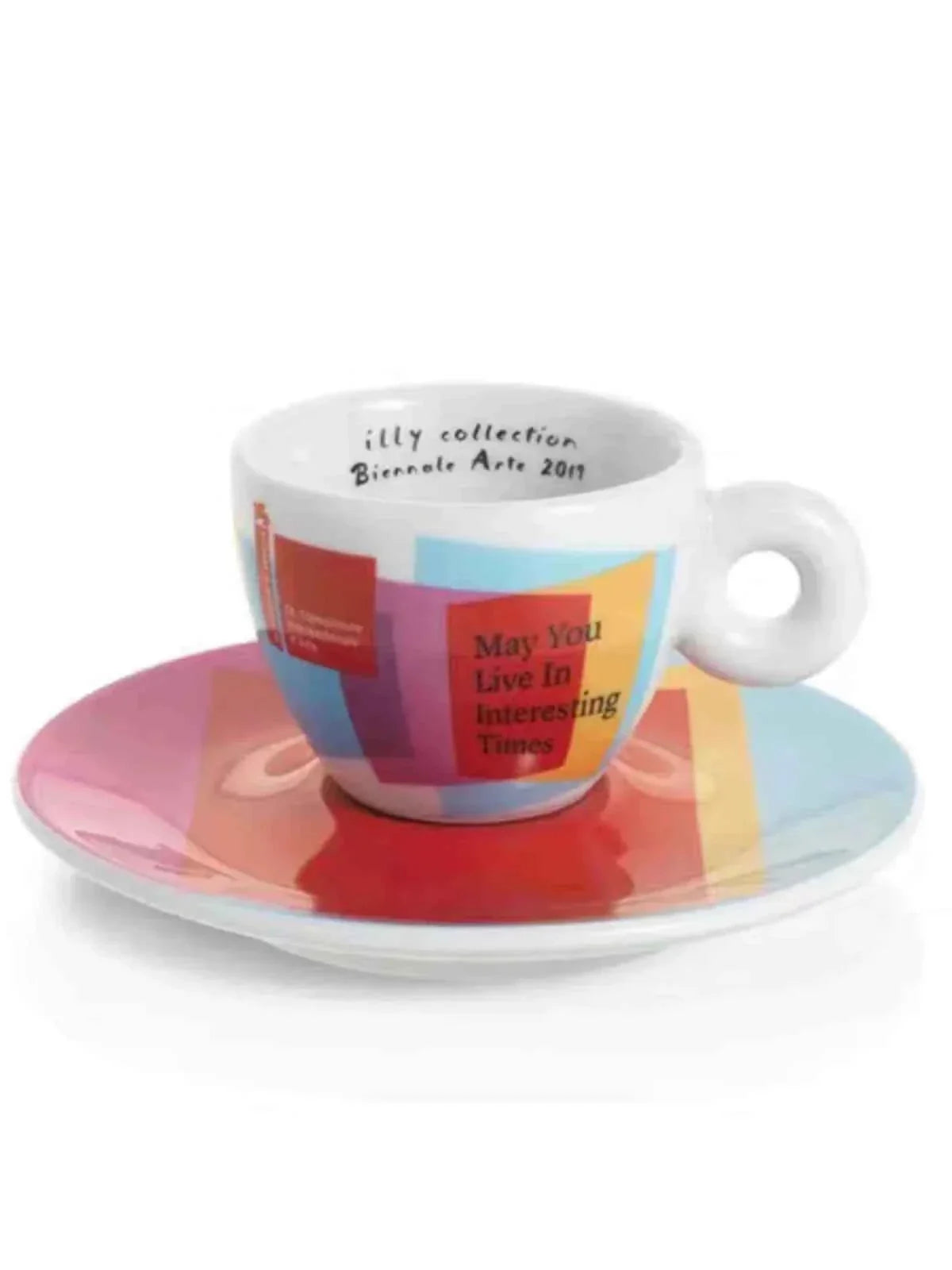 كوب illy Italy 2019 Art Biennale| فنجان إسبريسو كوليكترز إصدار أرشيفي مع علبة هدايا.