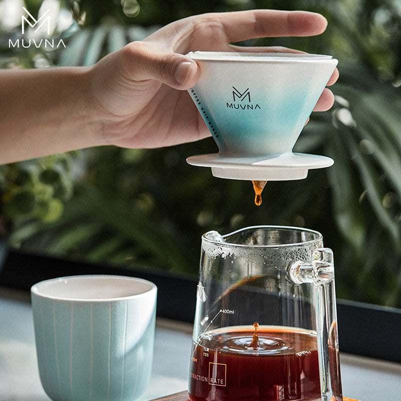 MUVNA Ceramic Filter Cup Drip Coffee V60.