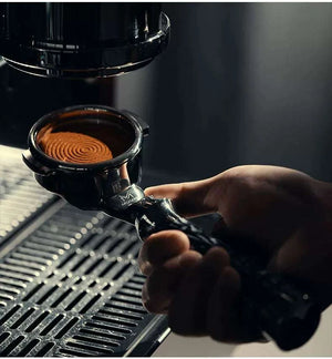 MUVNA Espresso Bottomless Handle and Press Ring Set.