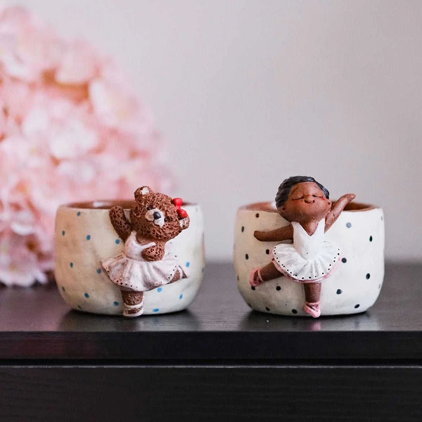 Yifang كوب قهوة فريد بتصميم يدوي من الطين الخزفي | لمسة فنية عملية