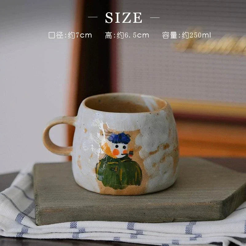 Yifang handmade coffee cup  Van Gogh صنلعة يدوية.