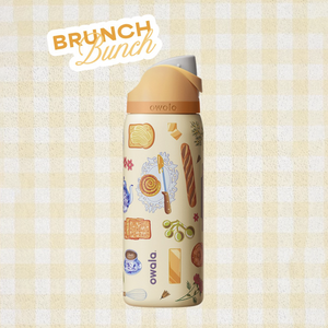 مطارة Owala بتصميم Brunch Bunch مانعة للتسريب.