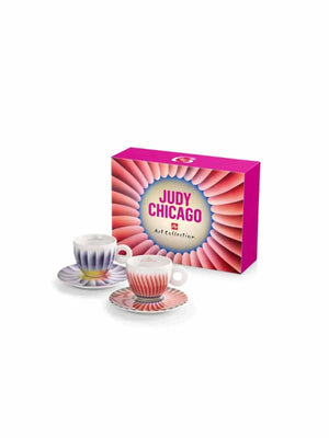 "illy coffee cup إصدار محدود 90 عام 2023 | فنجان إسبريسو Judy Chicago كوليكترز".