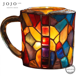 JOJO Painted Book Mug Coffee.