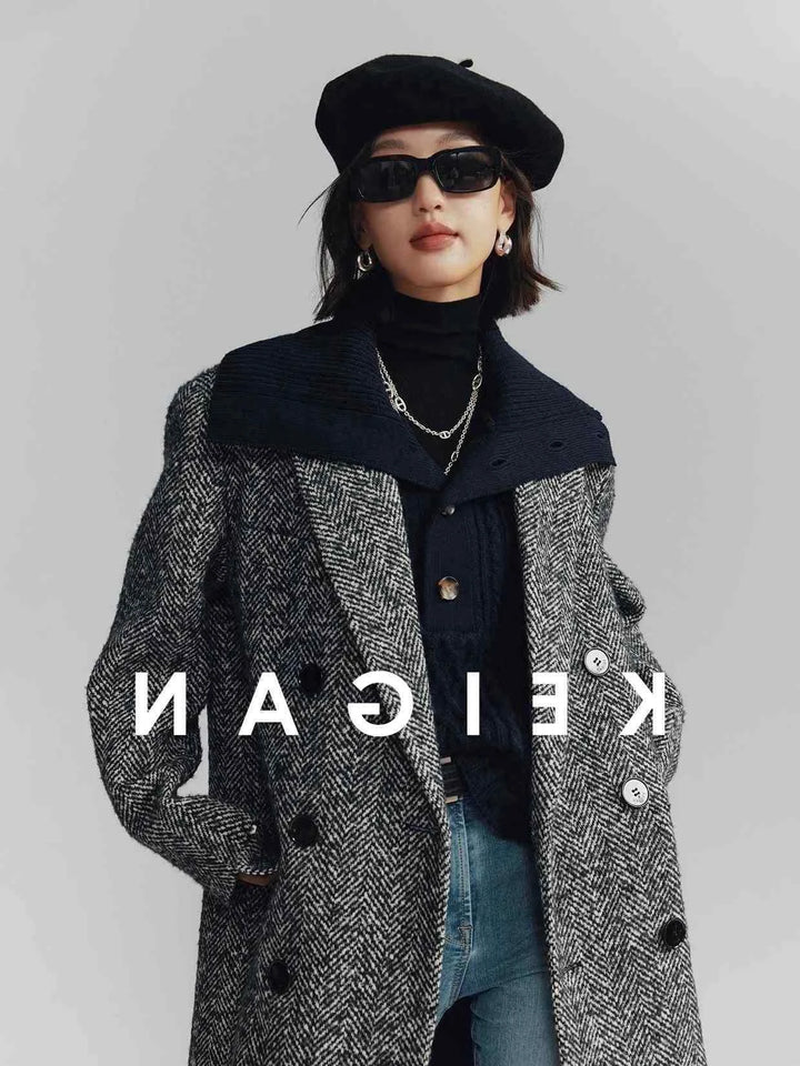 Ruoshi سترة محبوكة نسائية كاجوال أنيقة تعكس الأناقة والدفء بخامة ناعمة وتصميم عصري مناسب للعمل والسفر.