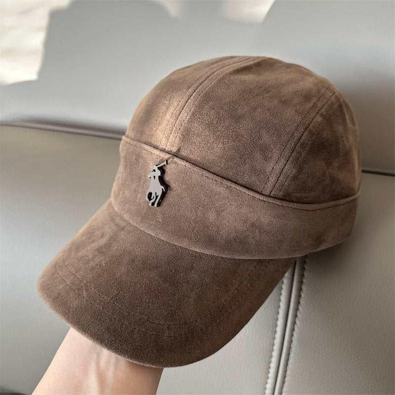 velvet hat Korean autumn and winter casual.