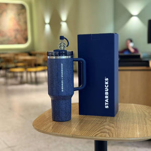 Starbucks Cup Denim Mark Accompanying Stainless Steel.