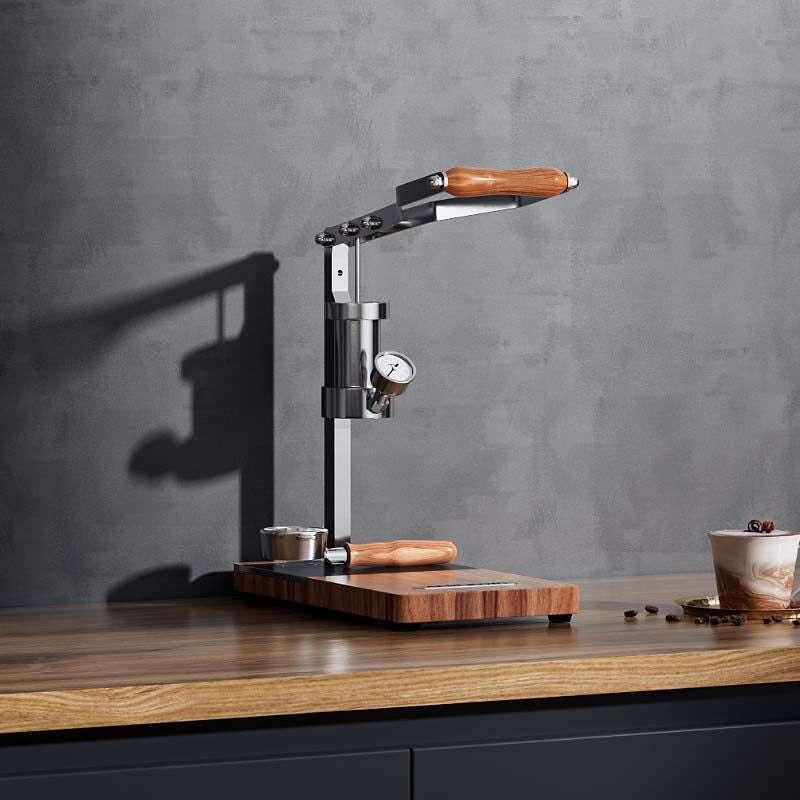 ماكينة Aleman Espresso 1 يدوية احترافية بضغط متغير.