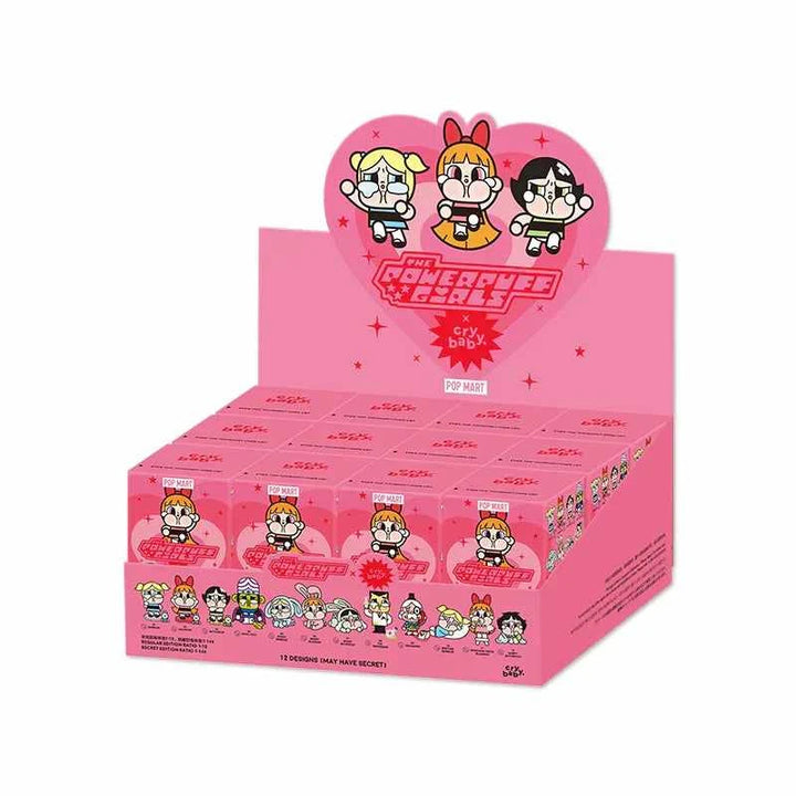 دمى Crybaby بتعابير وجه متعددة من Pop Mart مع مجموعة متنوعة من التصاميم التعبيرية.
