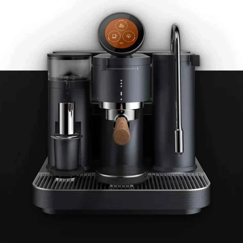 ماكينة Meraki Espresso ذكية مع مطحنة Timemore مدمجة.
