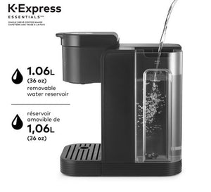 ماكينة قهوة كبسولات بشعار Keurig بمقبض حامل الكبسولة