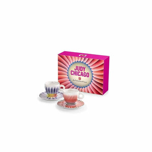 "illy coffee cup إصدار محدود 90 عام 2023 | فنجان إسبريسو Judy Chicago كوليكترز".