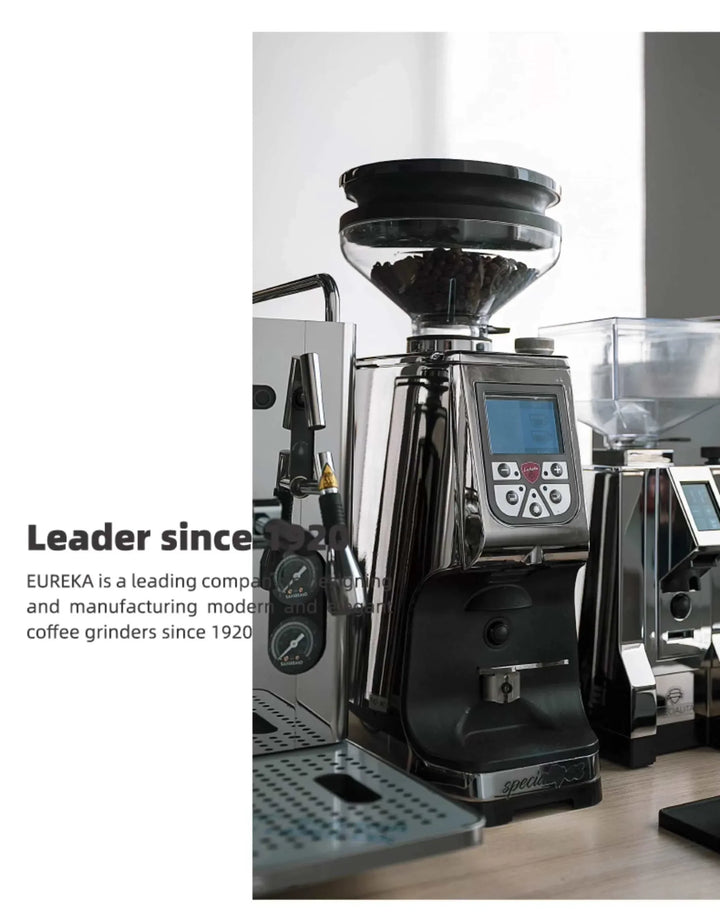 مطحنة يوريكا أتوم Eureka ATOM SPECIALTY مزودة بشاشة رقمية وتصميم أنيق وطحن دقيق للقهوة