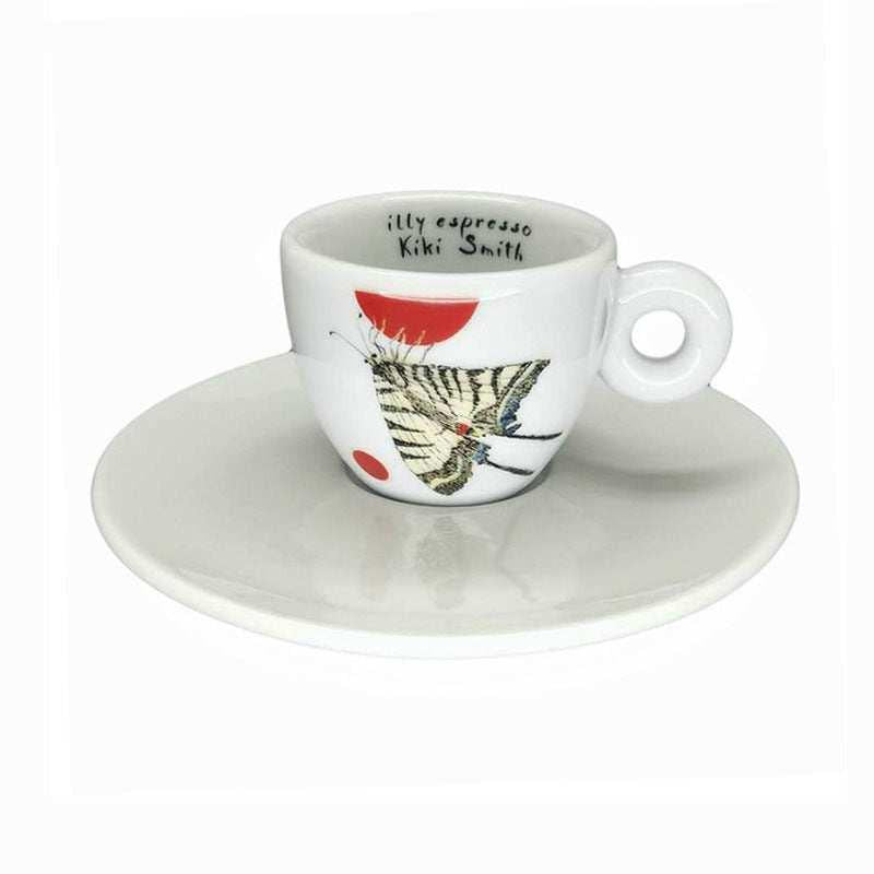 طقم Espresso Cups من illy بتصميم Kiki Smith الفني.