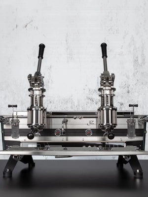 The Dutch KEES slim jim semi-automatic lever double-head electronically controlled espresso machine transforms the high-end
