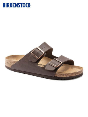 BIRKENSTOCK  Arizona double-buckle slippers.