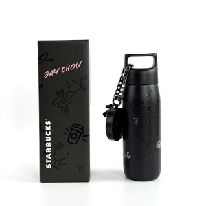 Starbucks Cup 2026 Coffee Overture JAY Jay Chou Collaboration Musical Note Print Handle Stainless Steel Insulated Cup