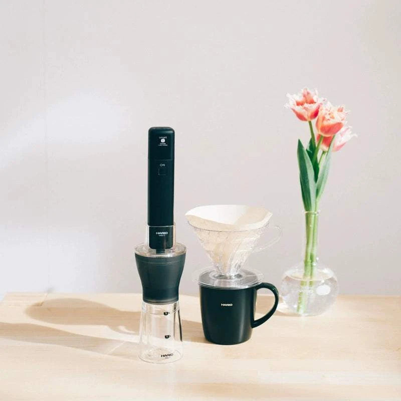 HARIO Smart Electric Portable Coffee Grinder.