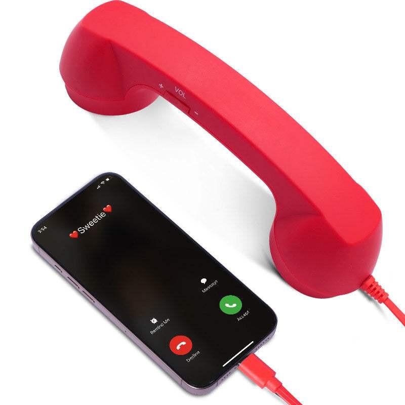 سماعة Retro Phone كلاسيكية للهواتف الذكية بألوان متعددة.