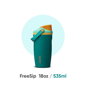 كوب ماء معزول من اوالا باللون الفيروزي سعة 18oz