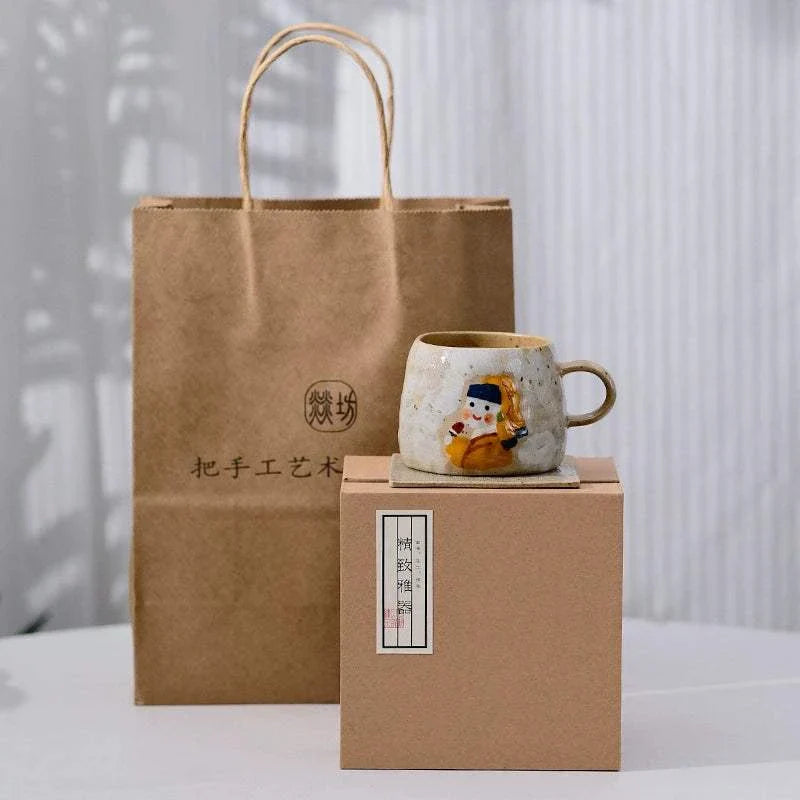 Yifang handmade coffee cup  Van Gogh صنلعة يدوية.