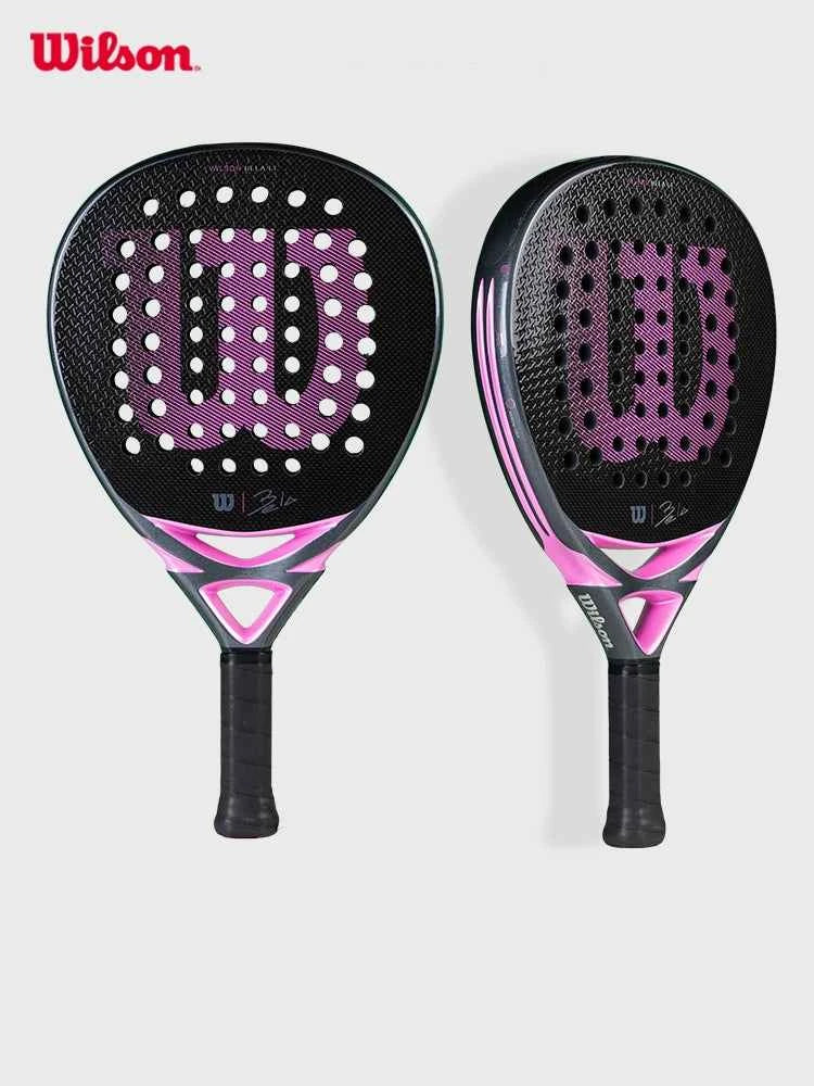 Wilson مضرب تنس باديل رسمي كربون فايبر احترافي للجنسين | Wilson Padel Racket.