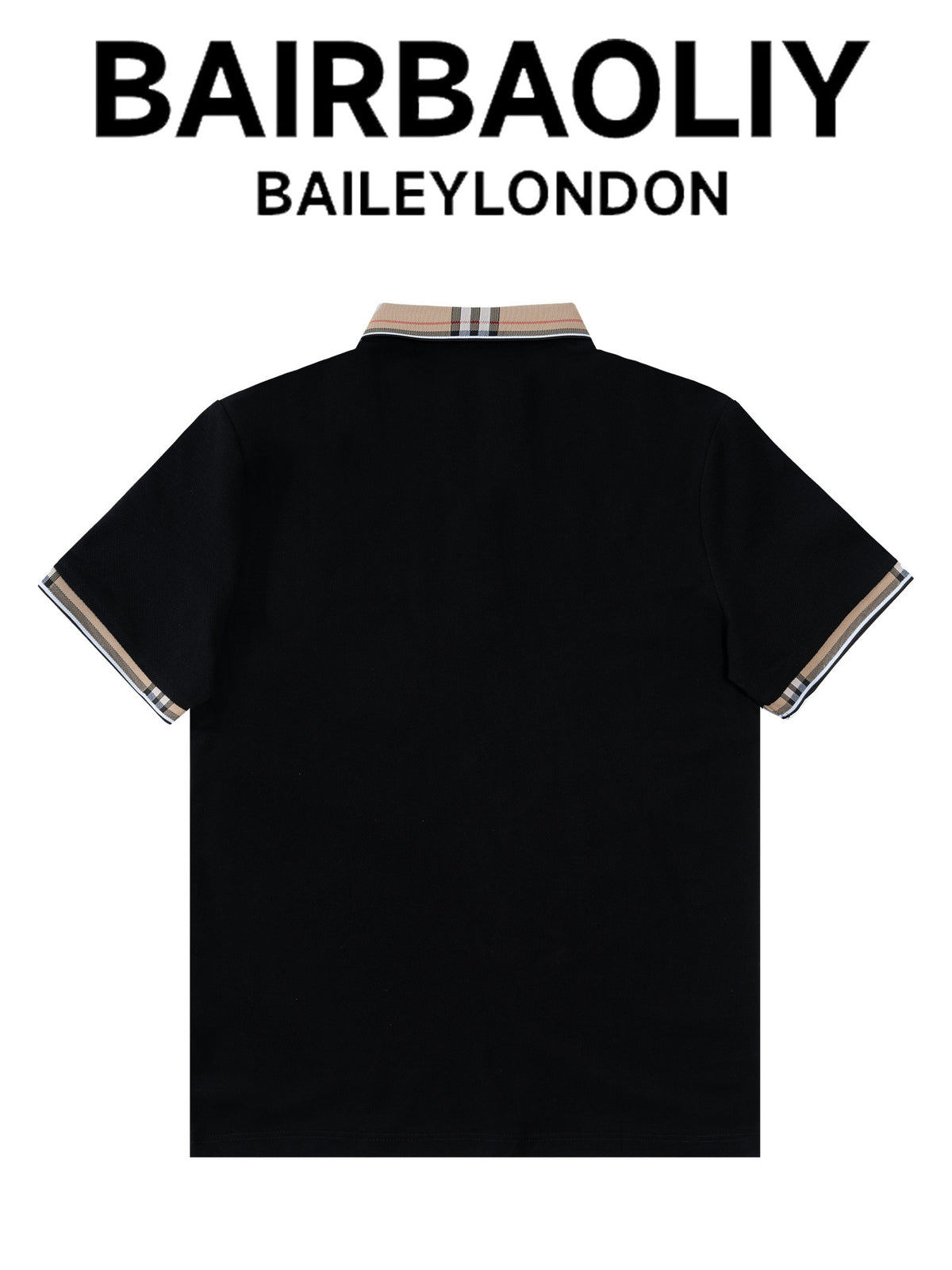BAIRBAOLIY Color-Block Polo Shirt for Men's Summer Casual Breathable Versatile Turn-down Collar Short Sleeve