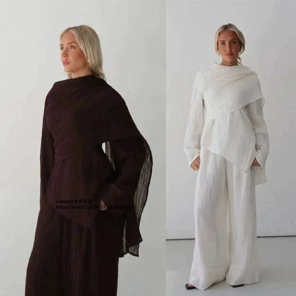 Arab -cardigan top and trouser set