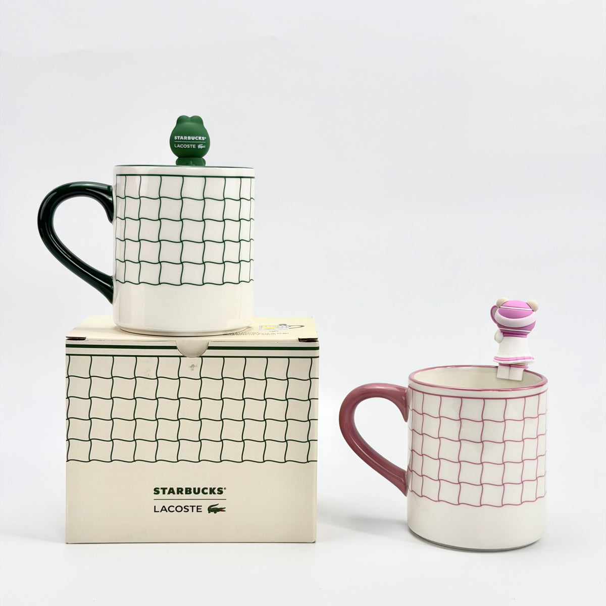 أصلي 100% كوب سيراميك Starbucks Lacoste بتصميم التنس