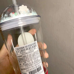 Starbucks Cup Korea bear glass  cup.