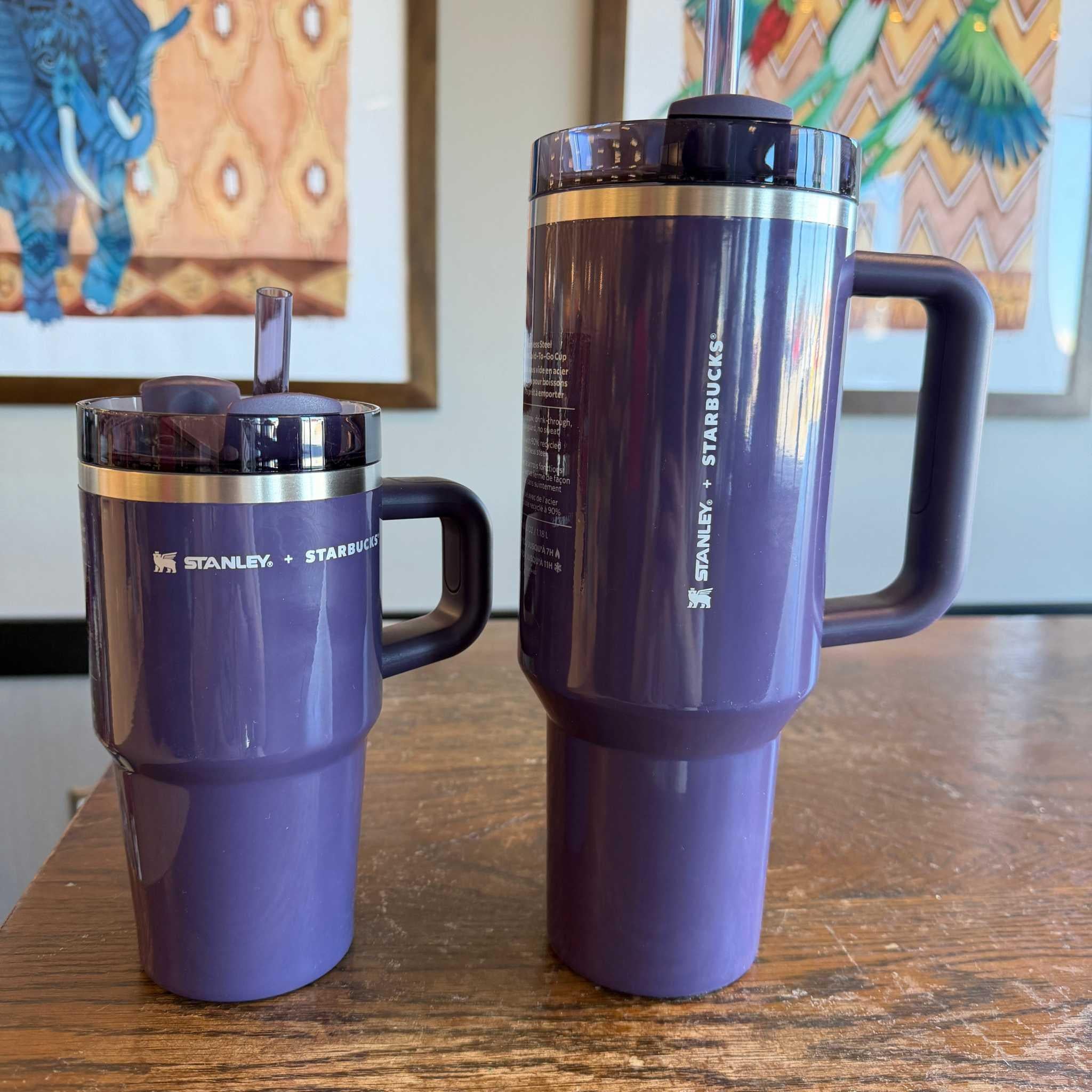 Starbucks x Stanley Cup Tumbler (Glossy Purple💜).