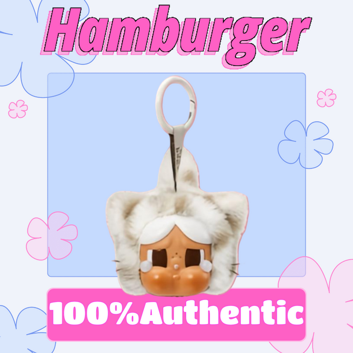 POP MART Crybaby Leopard Cat keychain with cute vinyl face in tiger costume.