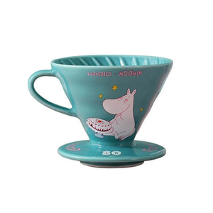 HARIO Moomin Co-branded Hand Crank Grinder Gift Box V60 Filter Cup.