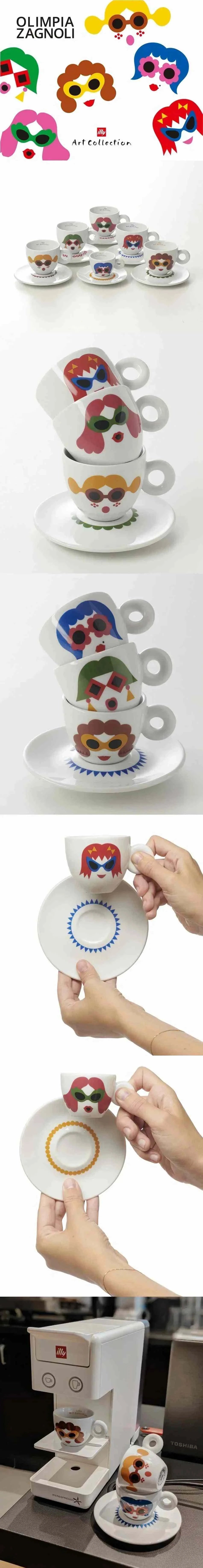 illy مجموعة إيلي الفنية من تصميم أوليمبيا زاجنولي illy.