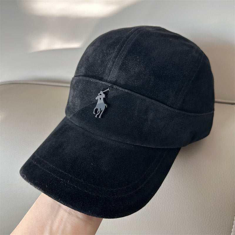 velvet hat Korean autumn and winter casual.
