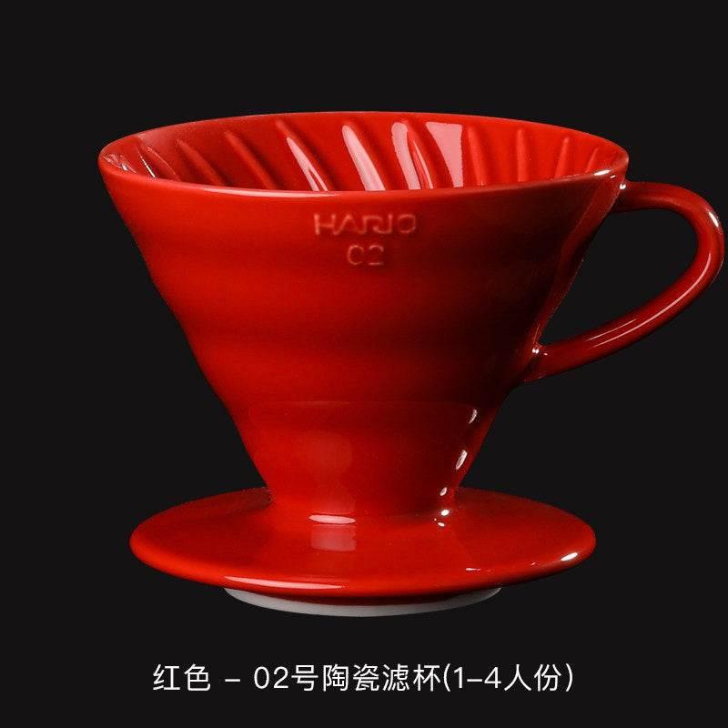 HARIO V60 ceramic filter cup.