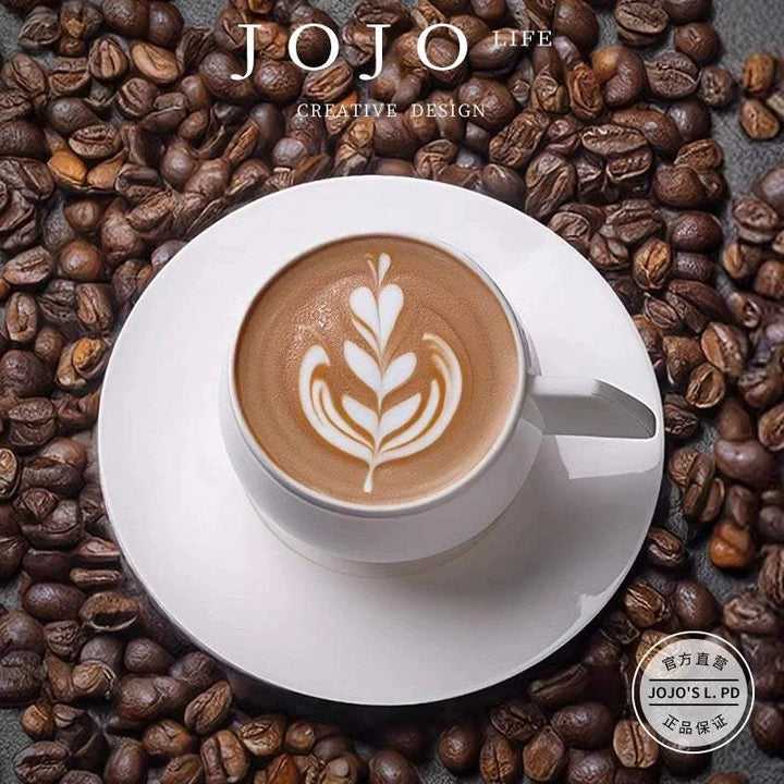 JOJO'S L. PD. Elegant.UFO White Porcelain Coffee Mug Mug Special Latte Art Cup | Huazhang