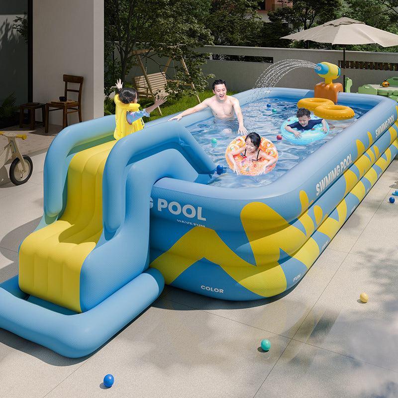 مسبح Swimming Pool عائلي كبير قابل للنفخ.