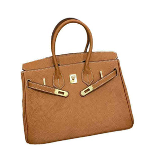 حقيبة يد Leather Handbag نسائية فاخرة من الجلد الطبيعي.