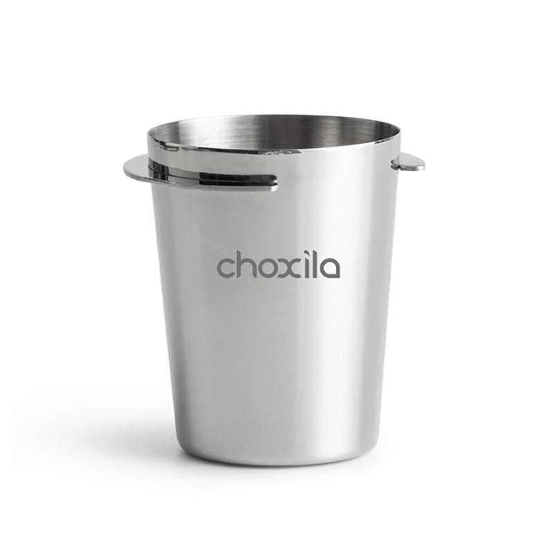 كوب استقبال القهوة Choxila من الفولاذ المقاوم للصدأ - لون أسود.