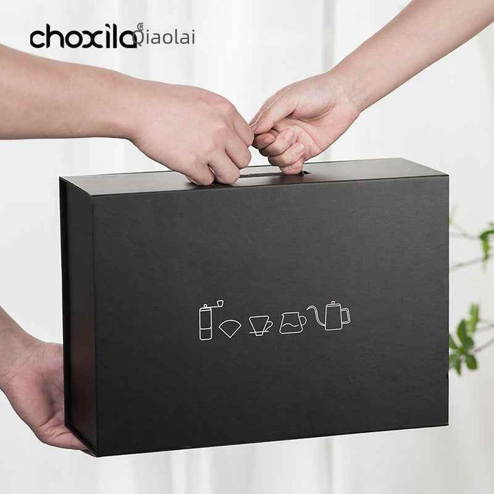 مجموعة قهوة مختصة من Choxila مع أدوات قهوة أنيقة للتنقل.